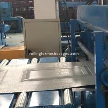 Garage door panel punching roll forming machine